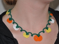 instructables Penolopy Bulnick Tatted Pumpkin Necklace